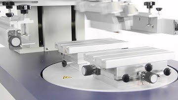 SS2-330FR2 Turn Table Precise Flat Screen Printer