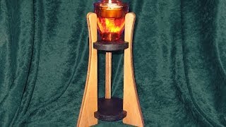 make a tall Candle Holder  - Woodworking