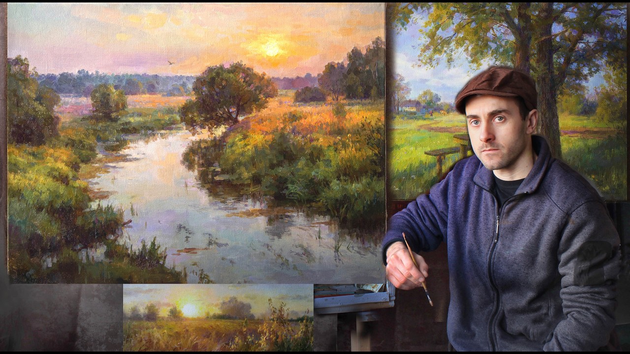 ЧТО ВДОХНОВЛЯЕТ ХУДОЖНИКА.. Пишу пейзаж маслом и  рассуждаю..