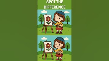 Spot the Difference Challenge! 🎨 Can You Find All 5