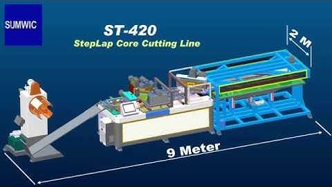 ST-420 StepLap core Cutting Line / StepLap Cut-to-Length machine