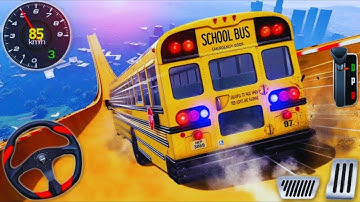 Impossible Bus Stunt Racing 2024 - Mega Ramp Driving Simulator 3D - Android GamePlay #2