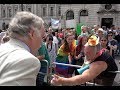 Scuffles between anti-gay protesters and rally supporters at London Pride