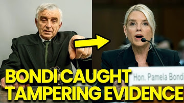 BREAKING: Pam Bondi FREEZES as Judge EXPOSES Her Evidence Tampering LIVE