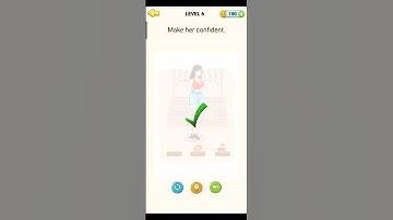Brain Test Level 6 - Make her confident | Answer and Walkthrough