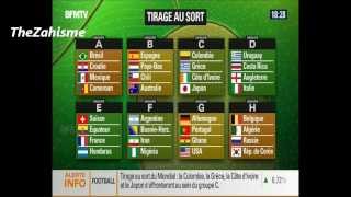 Tirage Au Sort Coupe Du Monde 2014 ( Les Groupes ) HD