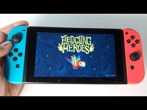 Fledgling Heroes Nintendo Switch handheld gameplay