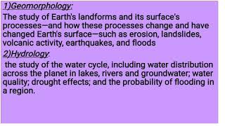 F.Y.BS_|Sem_ I_ Geog I Chap 01 Branches of physical geography.
