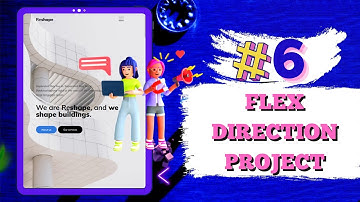 Flexbox Tutorial #-6 Flex Direction Example Project | codingops