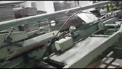 Bahmuller valco folder gluer with stitcher