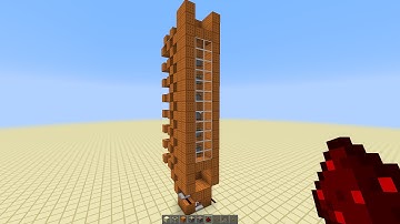Minecraft - UPDATED Fast Piston Elevator For 1.7/1.20 [Tutorial]