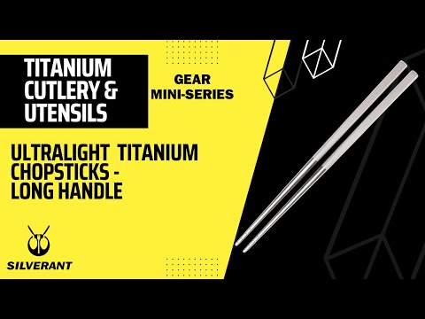 Titanium Chopsticks - Long Handle