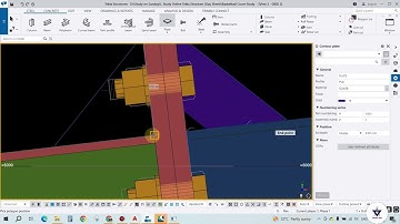 3.How To Model Rafter In Tekla Structure #teklastructure #teklastructurestutorial