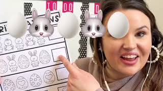 Preschool Spring Fun - Learn Patterns! Set 1