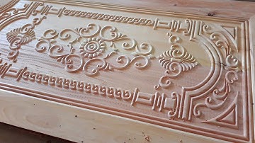 Most Amazing Smart Wooden Door Design with cnc Router Machine || Door Design Full Video