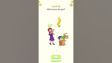 🤯🤔👻What Scares the girl? - Delete Puzzle Level 22