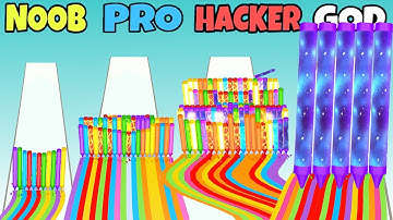 NOOB vs PRO vs HACKER vs GOD in Pencil Rush 3D New Content #2