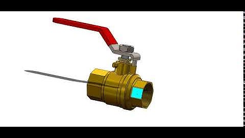 Ball Valve Assembly Animation | Solidworks 2018