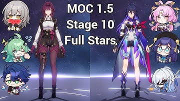 E0 Kafka DoT and E0 Seele Jingliu Dual Carry | 1.5 Honkai Star Rail Memory of Chaos Floor 10 3 Stars