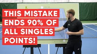 This Mistake Ends 90% of All Singles Points - Tennis Singles Strategy