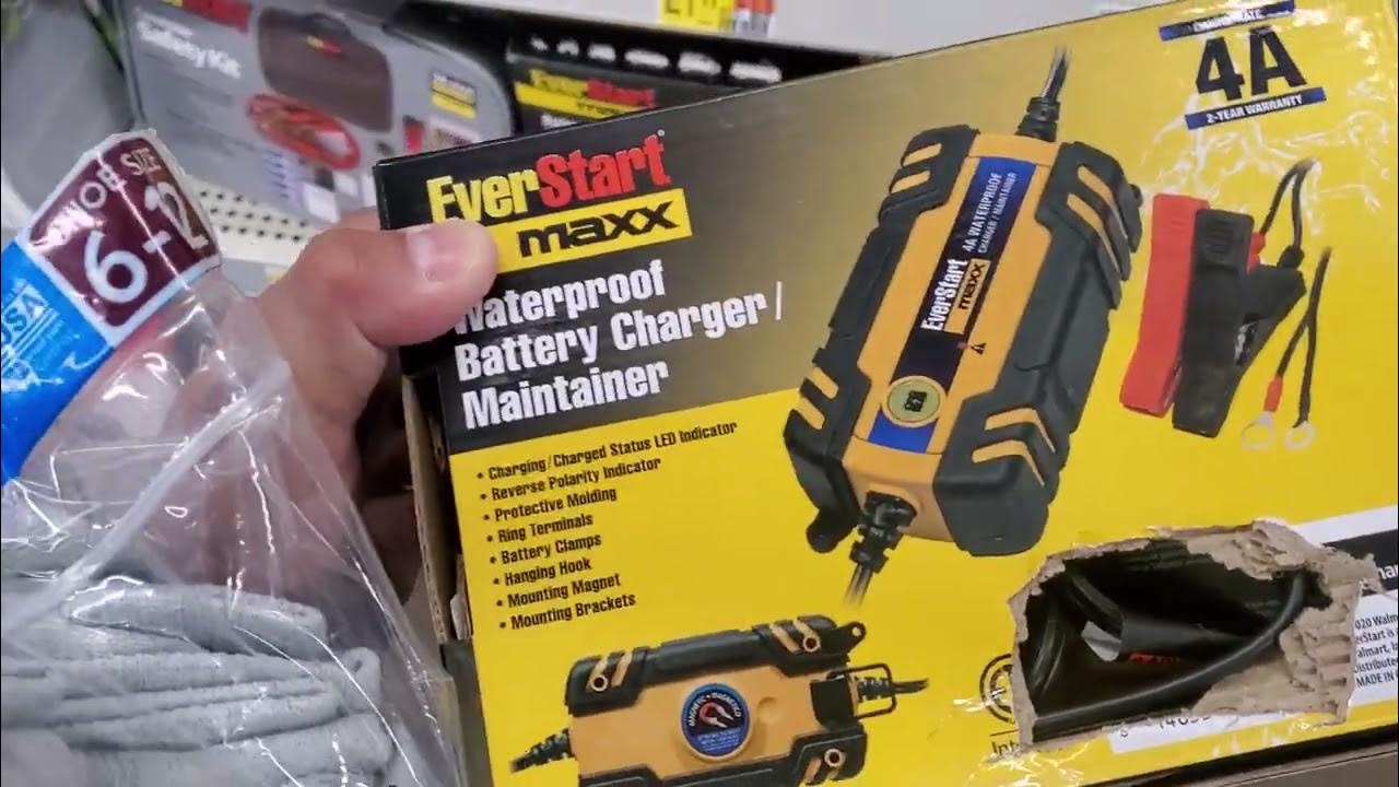 REVIEW- Everstart Maxx 4 Amp Waterproof 12v Automotive and Marine