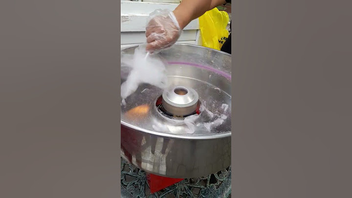 Algodón de azúcar, cotton candy preparation sweet