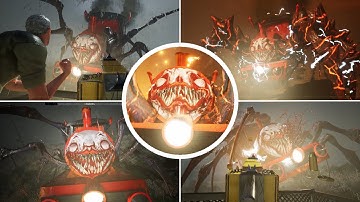 Choo-Choo Charles - ALL BOSSES + ENDING & Post-Credit Scene (4K60)