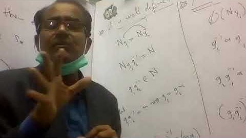 Lec 40 Algebra  Group Numbers of conjugate elements in G is equal to index of Normalizer With G