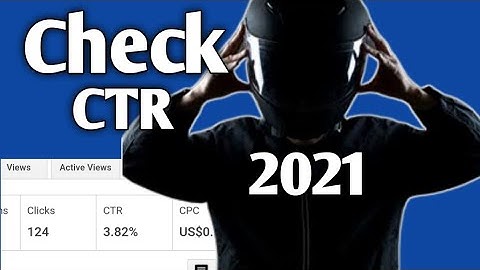 How To Check Youtube Adsense CTR Properly | Mobile Se CTR Kaise Check Kare | Talha Nk Official