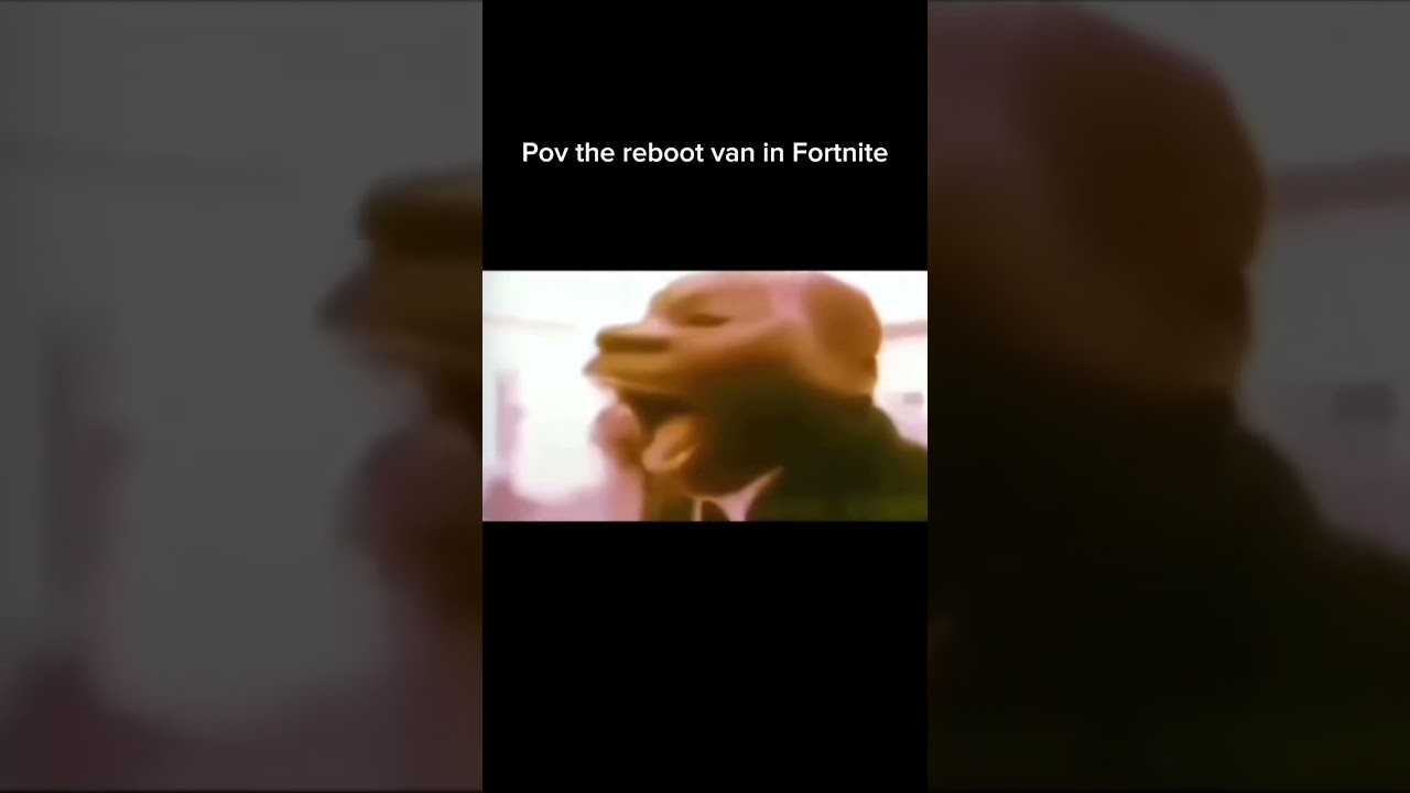 the fortnite reboot van be like 