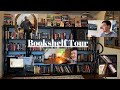 Full bookshelf  office tour