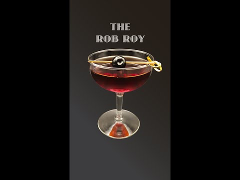 Make a Rob Roy cocktail