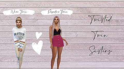 Sims 4 | Create A Sim | Twisted Twin Sisters