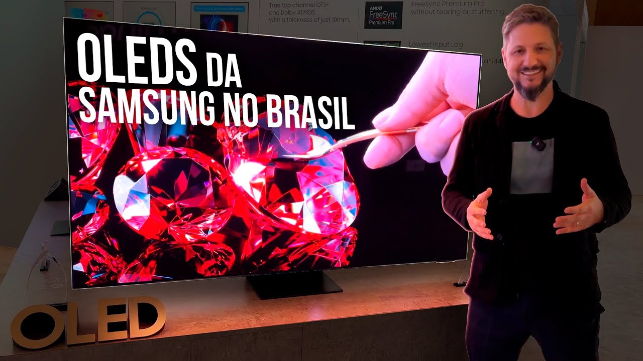 TVs OLED da Samsung no Brasil! Conheça os modelos que chegam em breve (S90C e S95C)