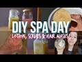 DIY Spa Day at Home: Lotion, Scrubs, Hair Mask + More!