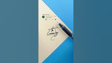 Signing your name is an art! 🎨✍️ #SignatureStyle