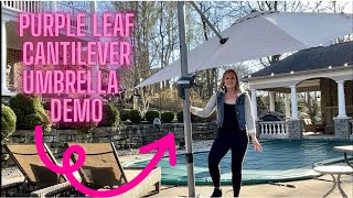 Best patio umbrella on Amazon!!? Cantilever patio umbrella review