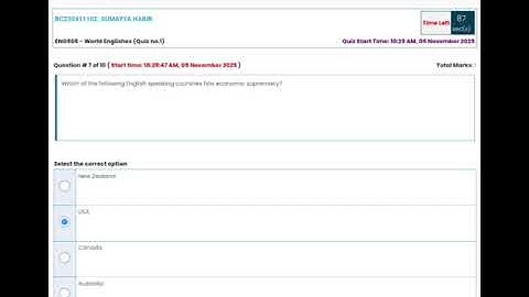 ENG506 - World Englishes (Quiz no.1) 💯 Percent Correct Paid Whatsapp 03426692724