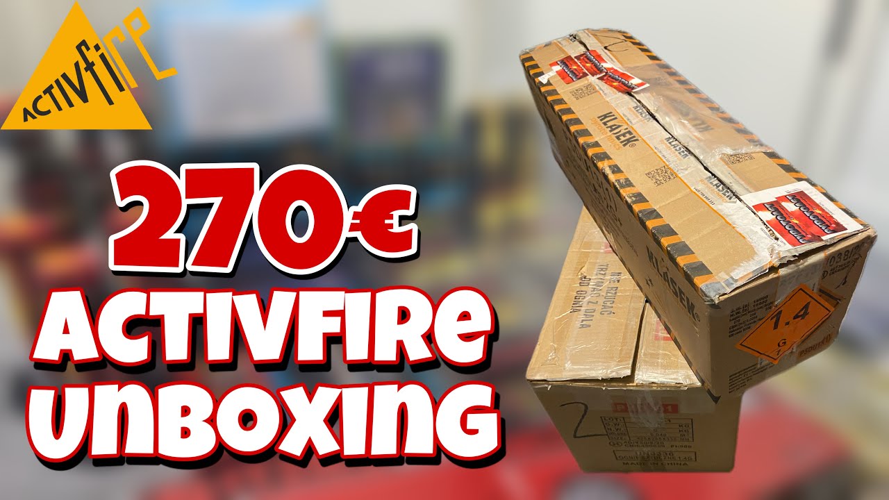270€ Activfire Feuerwerk Unboxing 2022