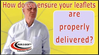 How Do We Ensure Your Leaflets Are Properly Delivered