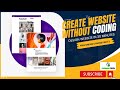 how to create a website without coding| wix website redesigned|part3