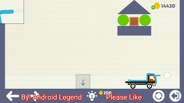 Brain physics map 1 level 164, 3 stars Android solution