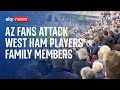 AZ Alkmaar v West Ham crowd trouble: Police say 