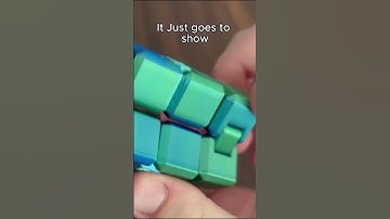 I 3D printed this COOL fidget cube in ONE piece… no assembly, no supports 🔥👀 #3dprinting #fidgettoys