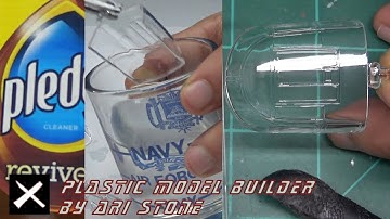 How to Dip Clear Plastic Model Canopies in Future Klear, Quick and Easy.