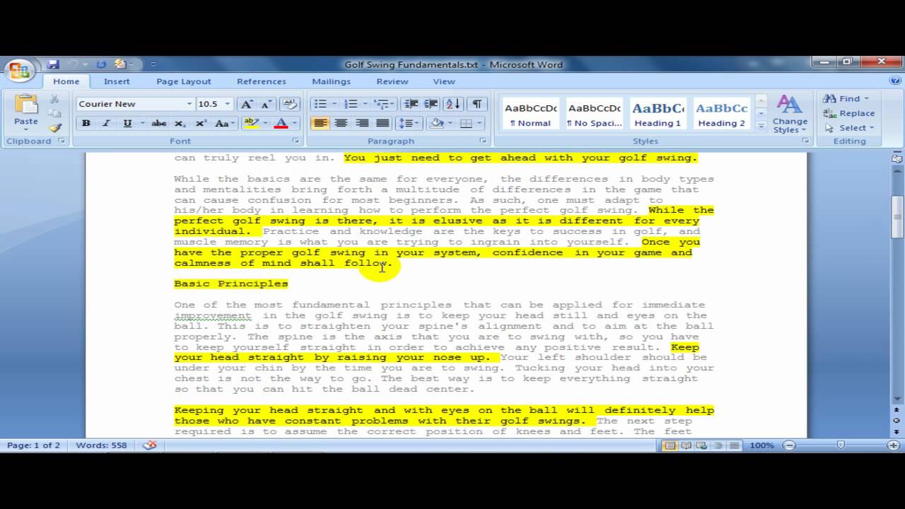 paraphrasing tool microsoft word 2010