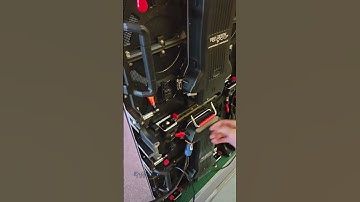 EA500C1 P3.91 series led display is being installed in workshop and aging#shorts #eagerled #led