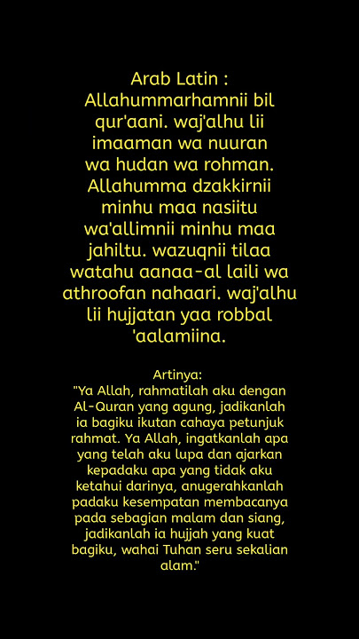 Doa Setelah Membaca Al Quran #doa #doaseharihari