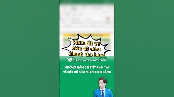 Phím tắt vẽ biểu đồ siêu nhanh trong Excel - Sách Tin học Thầy Vinh #shorts