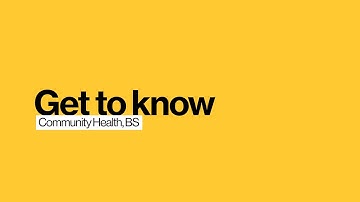 Get to know the Community Health degree at ASU